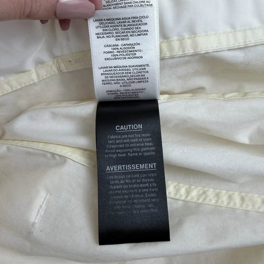 Columbia Women's Pale Yellow Trench Rain Jacket Size Large‎